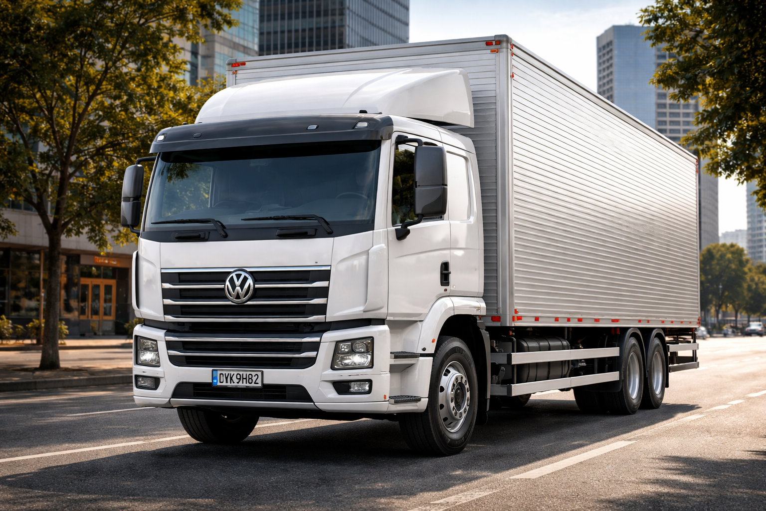 Caminhão Baú da frota Luna